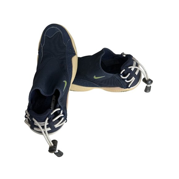 Nike Other - Nike ACG Navy Slip-On Shoes W/ White Elastic Laces Size 7 Durable & Stylish